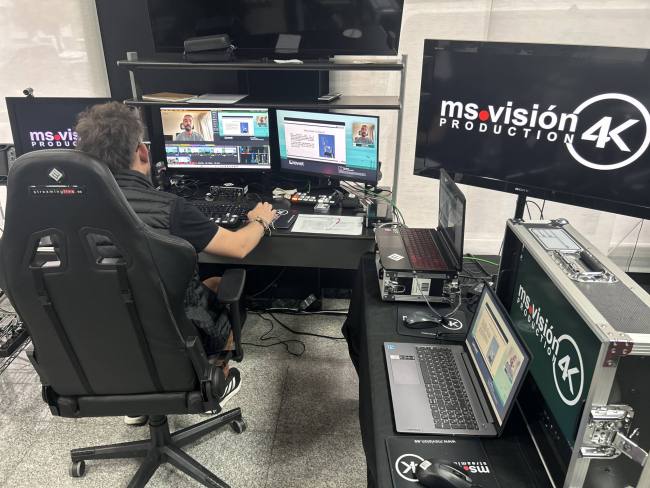 producción profesional de webinars